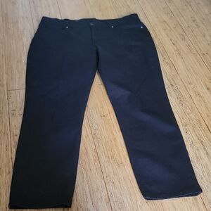 Escada Tina Black Straight-Leg Capri